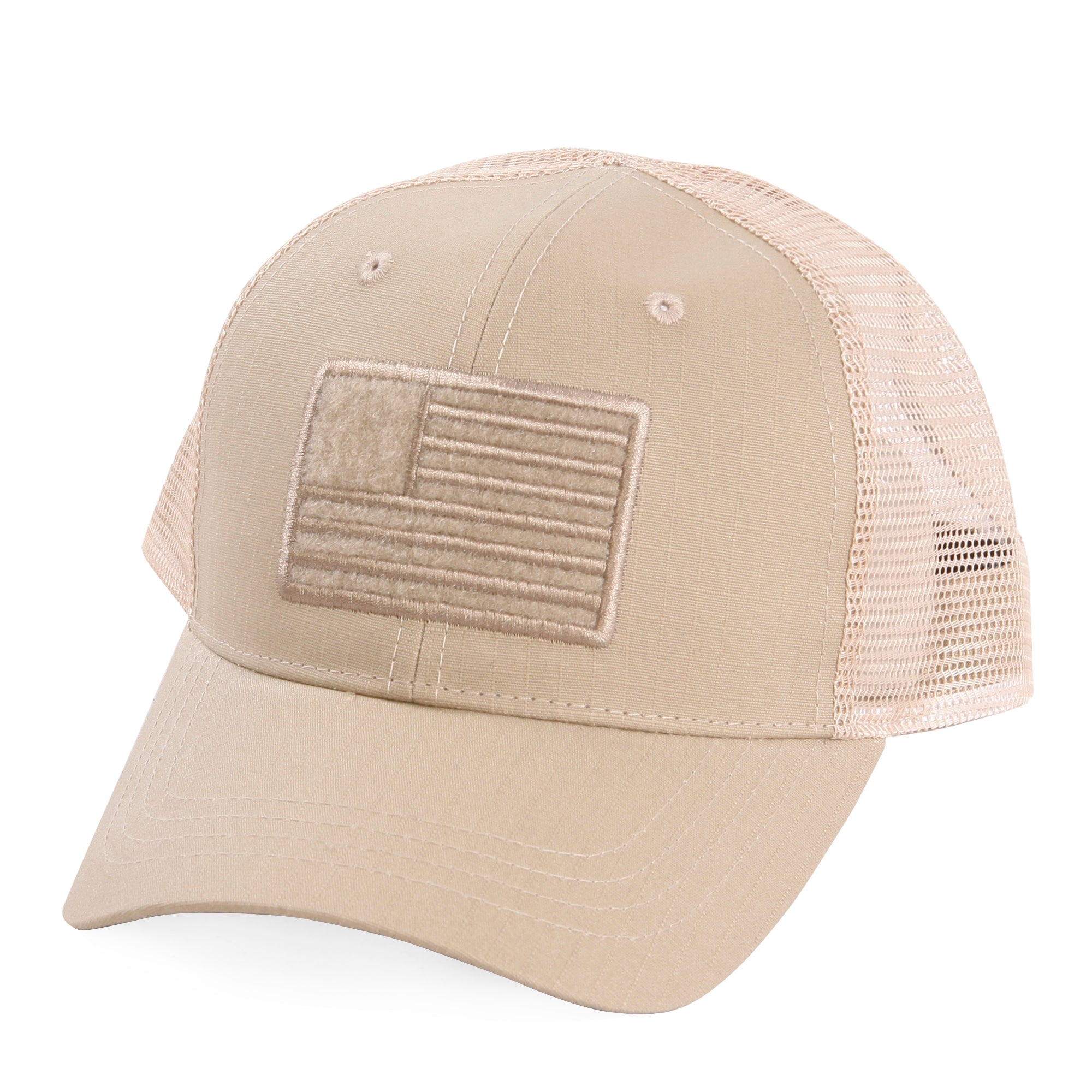 American Flag Velcro - Trucker Mesh Hat