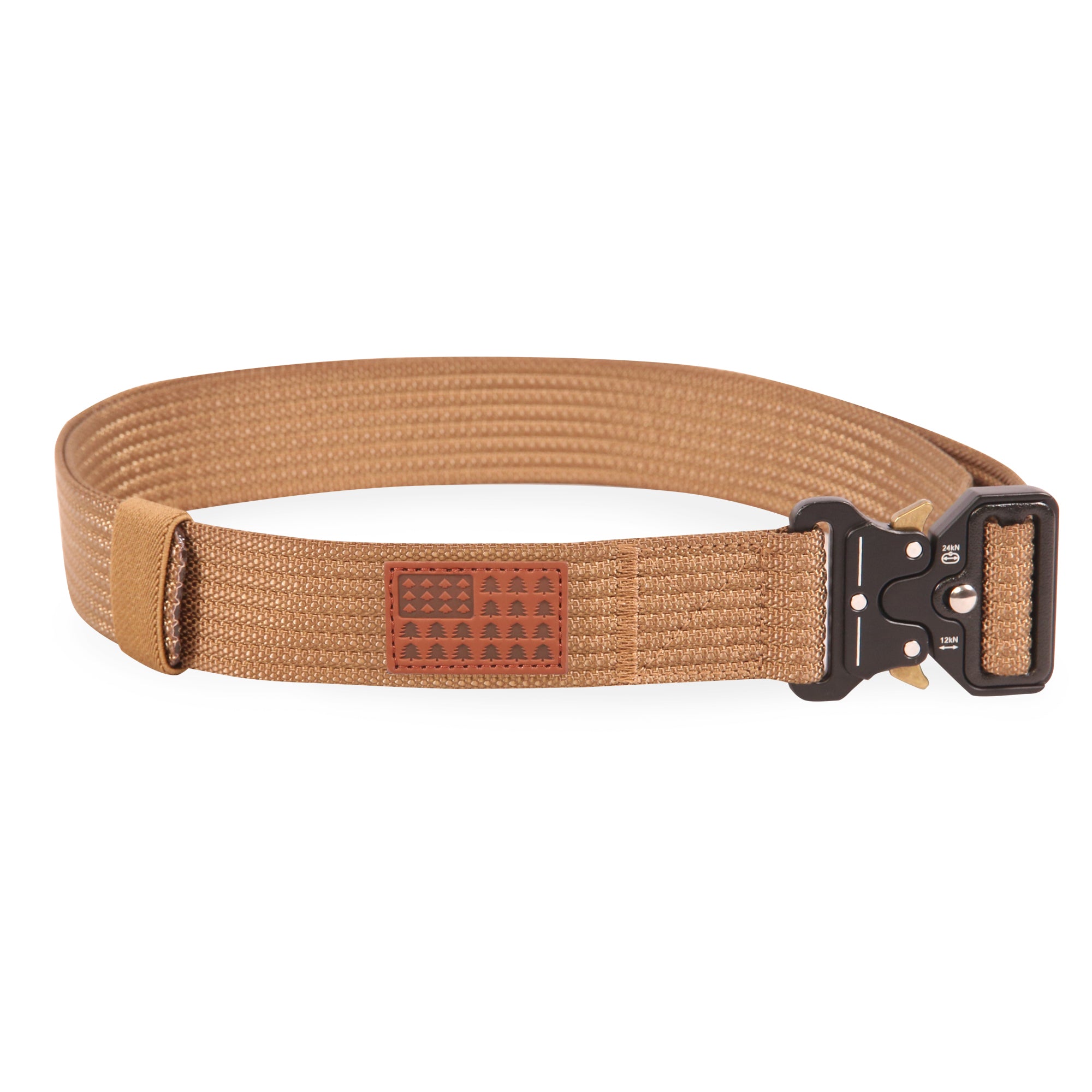 Tactical Nylon Belt - US Flag Tree Design