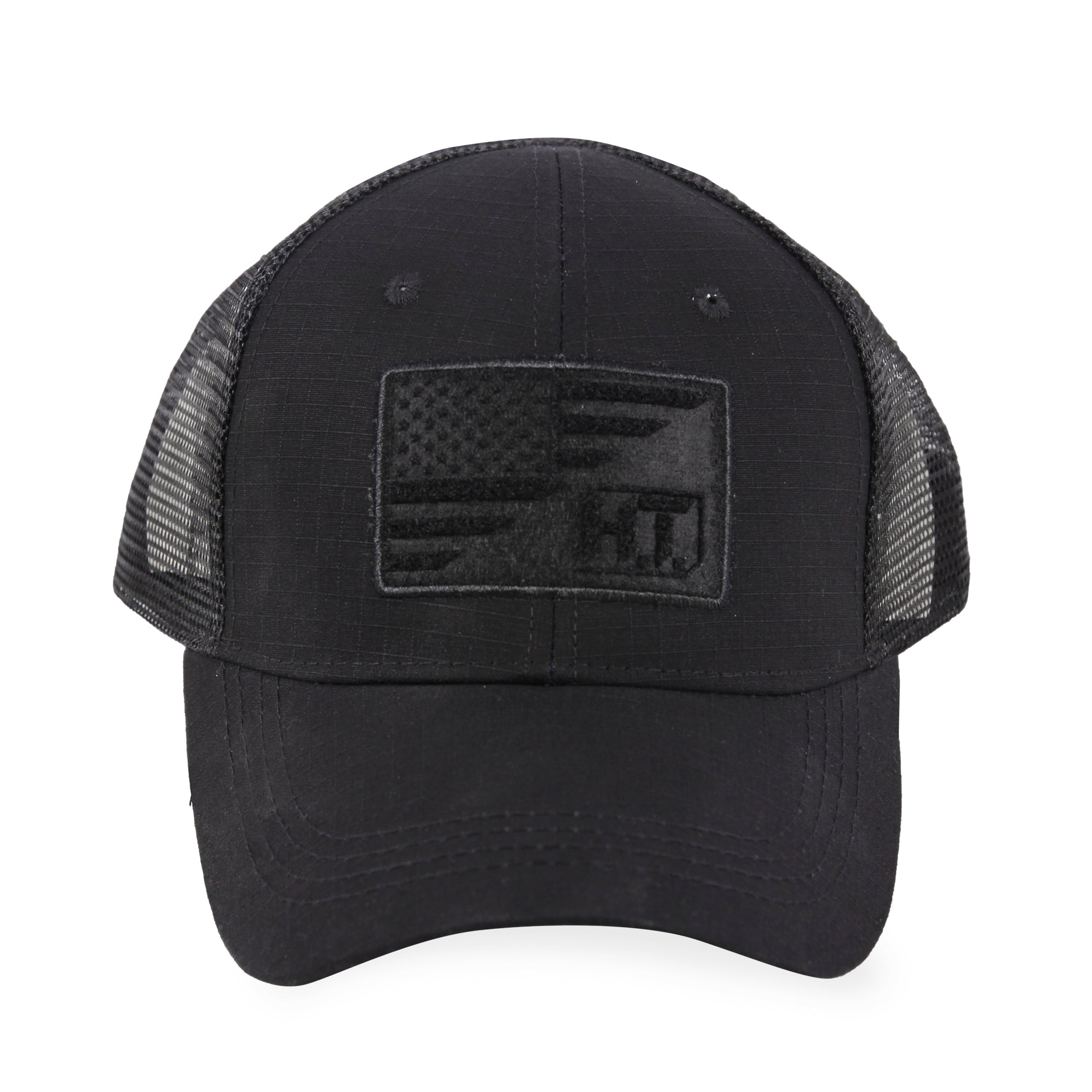 American Flag/HT Velcro Logo - Trucker Mesh Hat